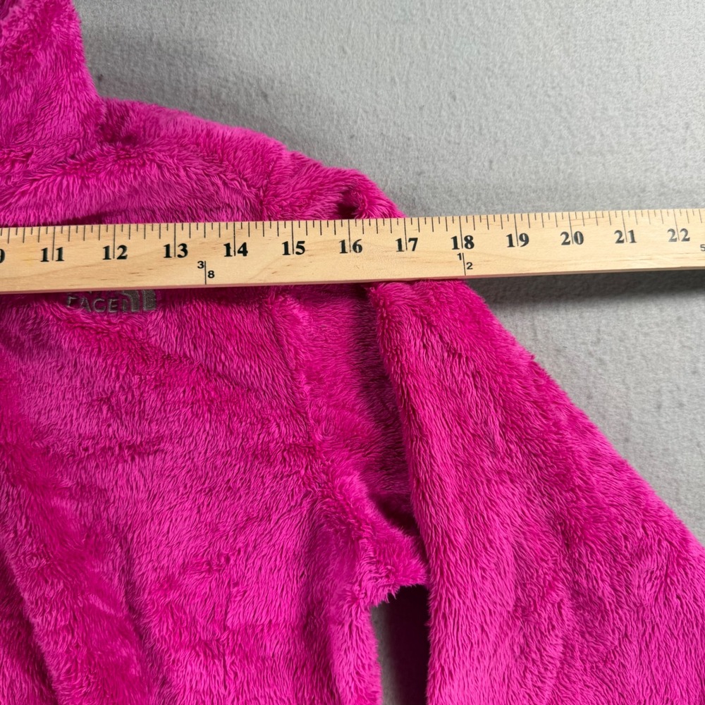 Y2k The North Face Girls Osito Jacket Pink Full Zip Size Large 14/16 or Women XS - Picture 4 of 10